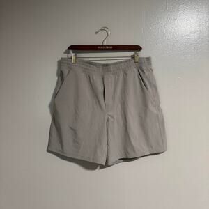 Men's athletic shorts gray men's large athletic wear, running, working out, etc